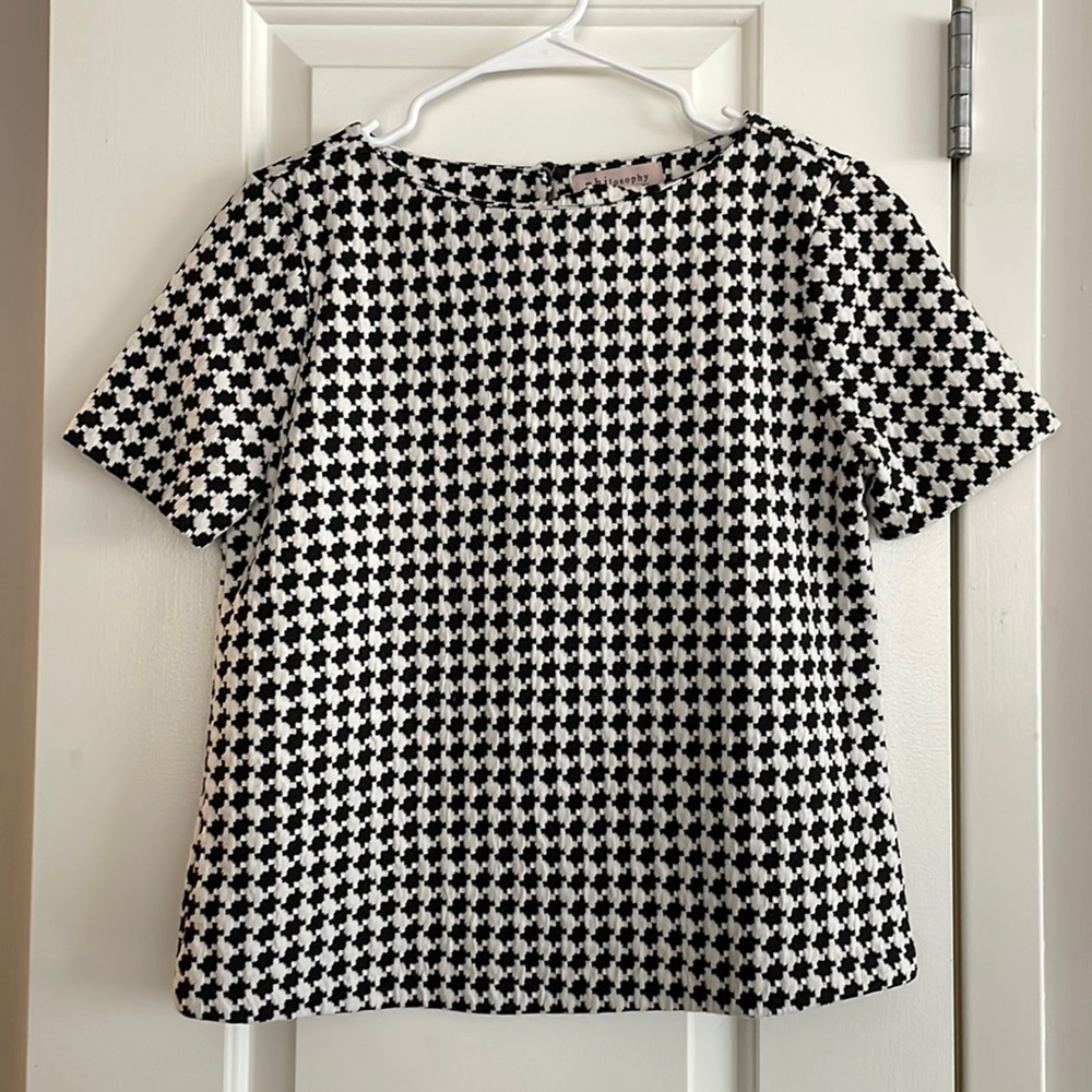 Philosophy Houndstooth Top